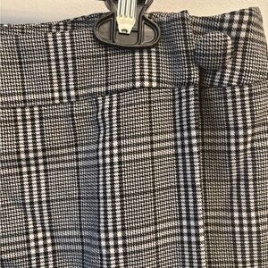 a new day Black and White Checkered Pencil Skirt